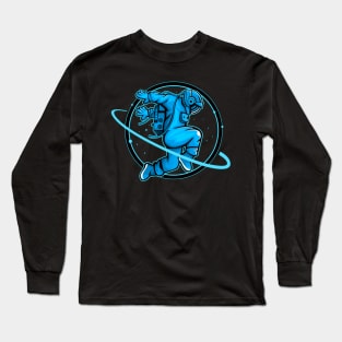 astronaut astros space city Long Sleeve T-Shirt